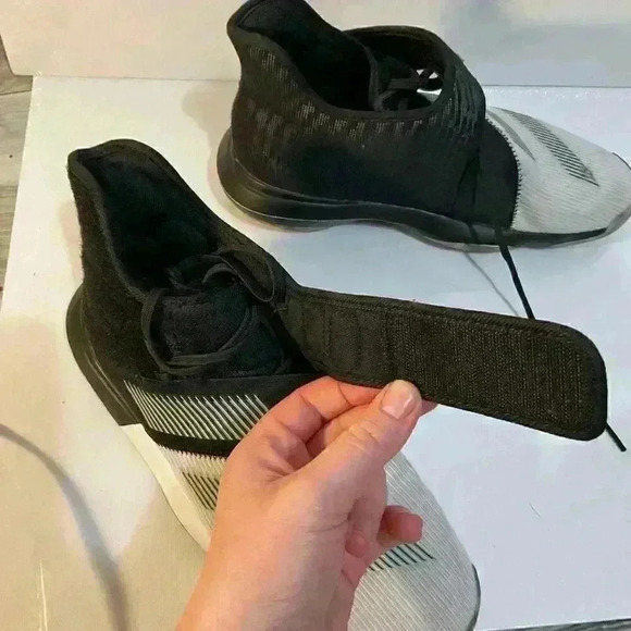 Size 8.5 - adidas Harden B/E 3 Cloud Black White Grey EF5296 - Picture 8 of 10